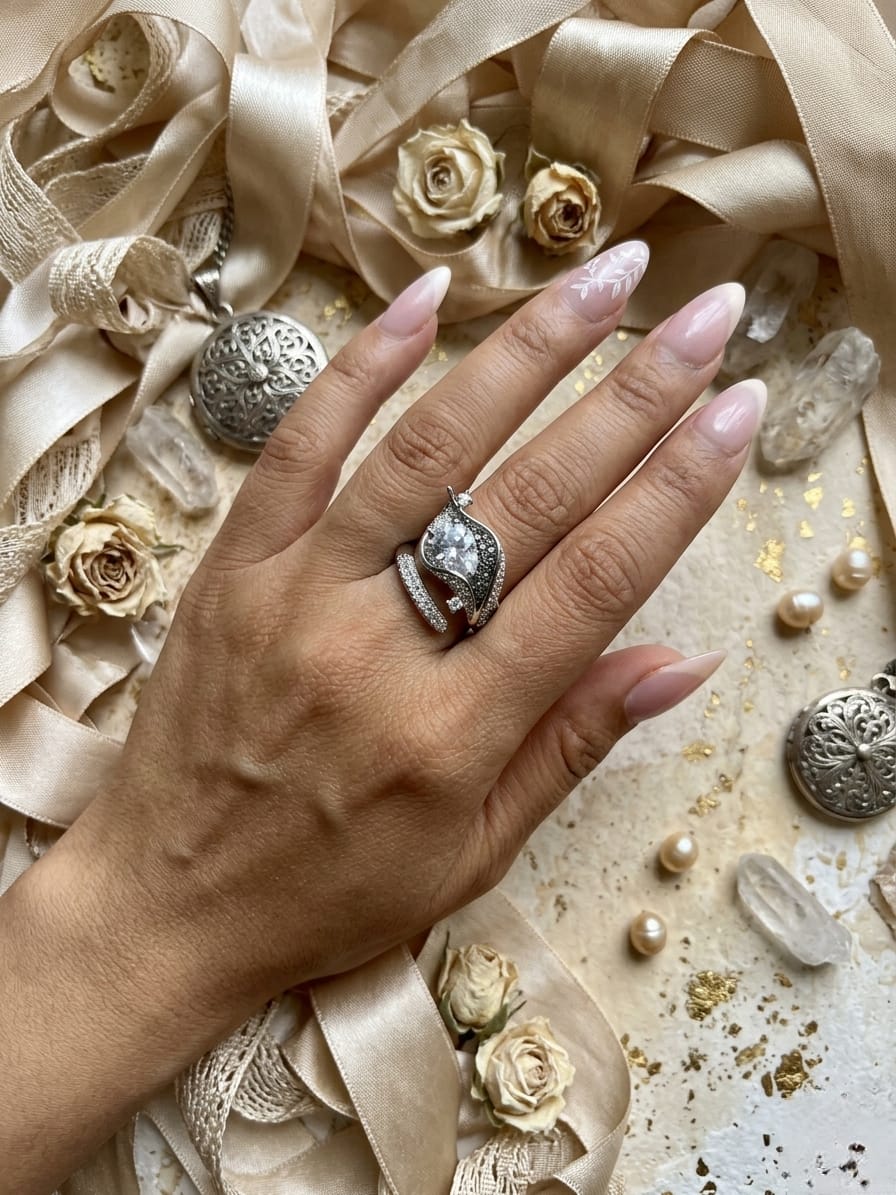 Fairy Queen Tear Ring