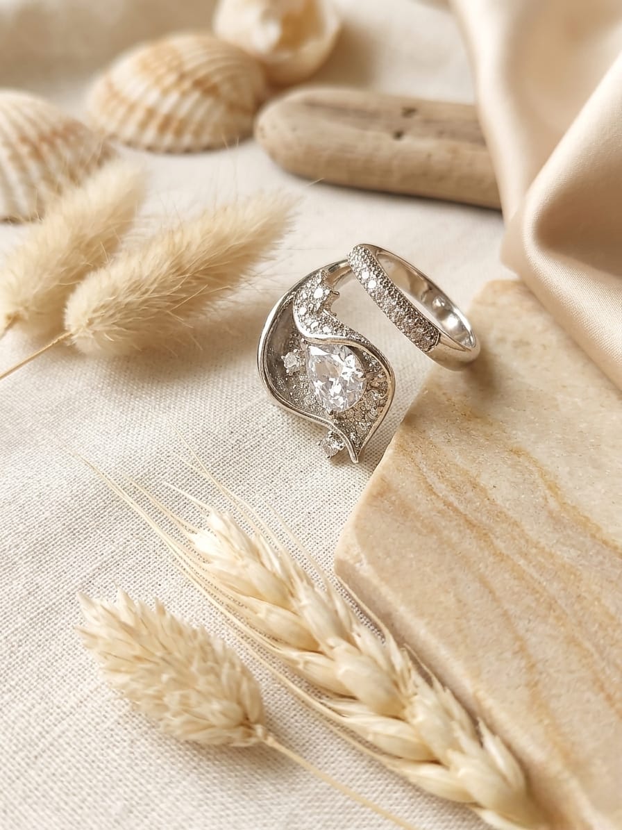 Fairy Queen Tear Ring